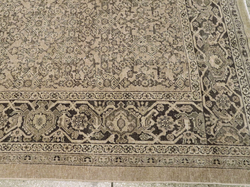 Antique Persian Mahal Carpet, No.24118 - Gsblank
