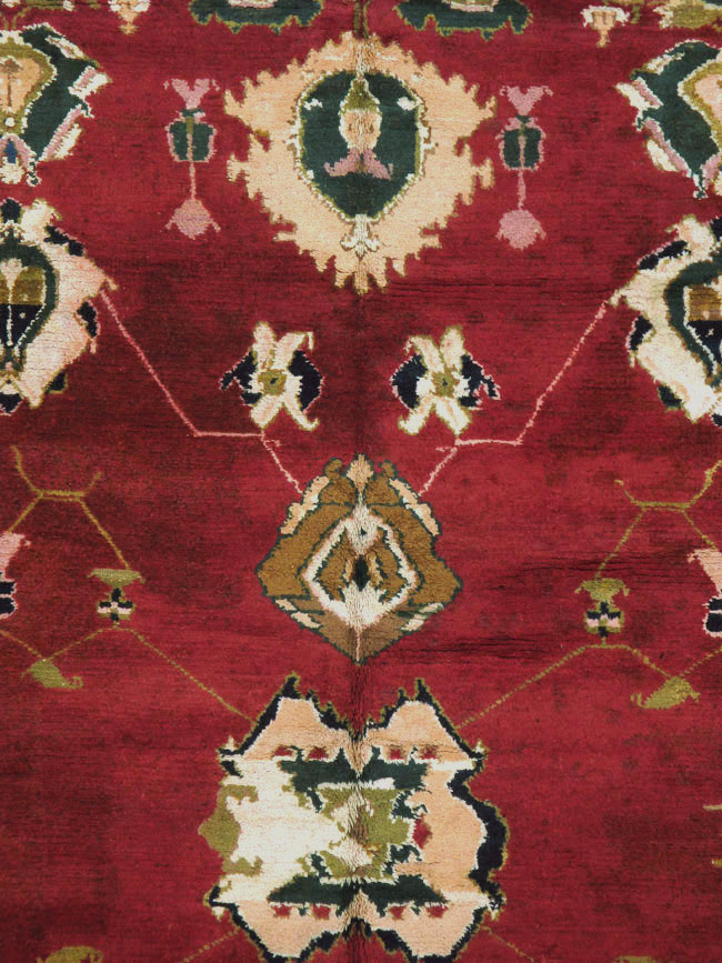 Vintage Indian Mazalpatan Carpet, No.24136 - Gsblank
