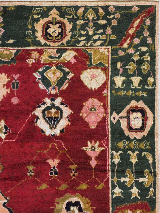 Vintage Indian Mazalpatan Carpet, No.24136 - Gsblank