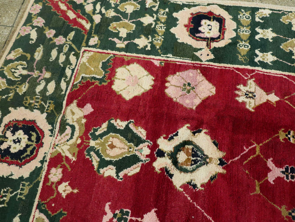 Vintage Indian Mazalpatan Carpet, No.24136 - Gsblank