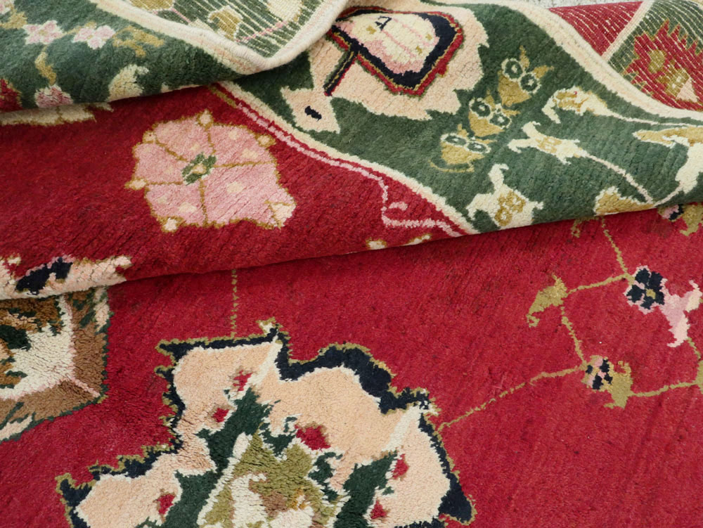 Vintage Indian Mazalpatan Carpet, No.24136 - Gsblank