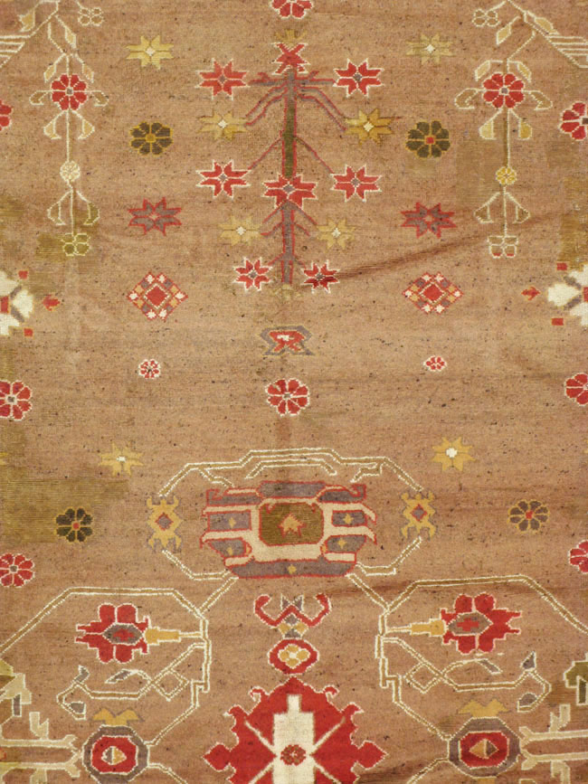 Vintage Indian Mazalpatan Carpet, No.24138 - Gsblank