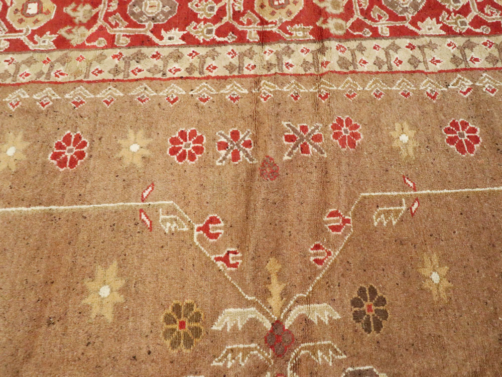 Vintage Indian Mazalpatan Carpet, No.24138 - Gsblank