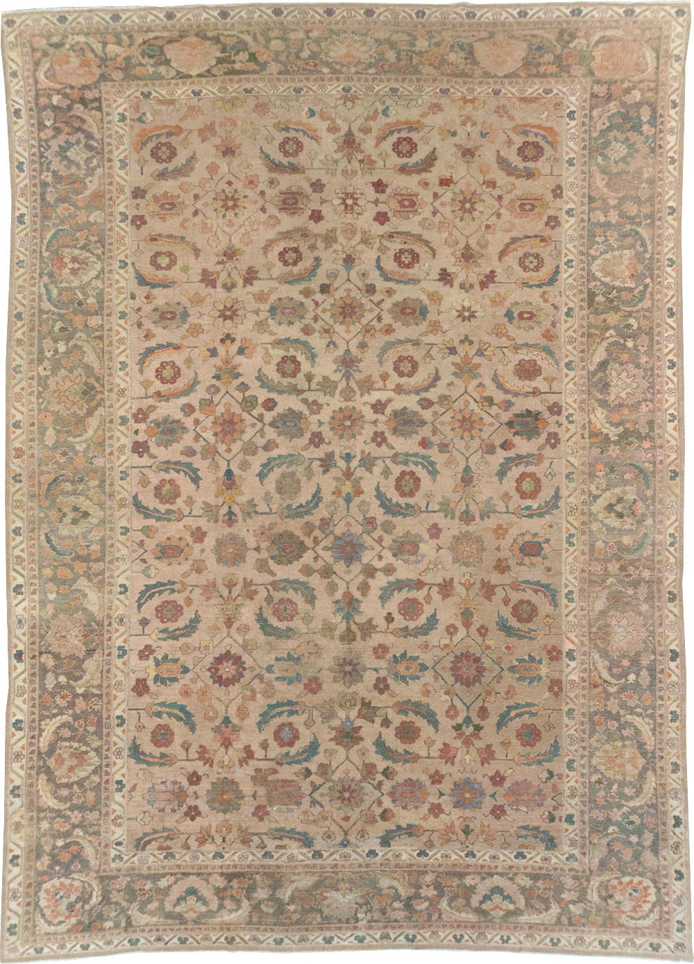 Antique Indian Lahore Large Carpet, No.24155 - Gsblank
