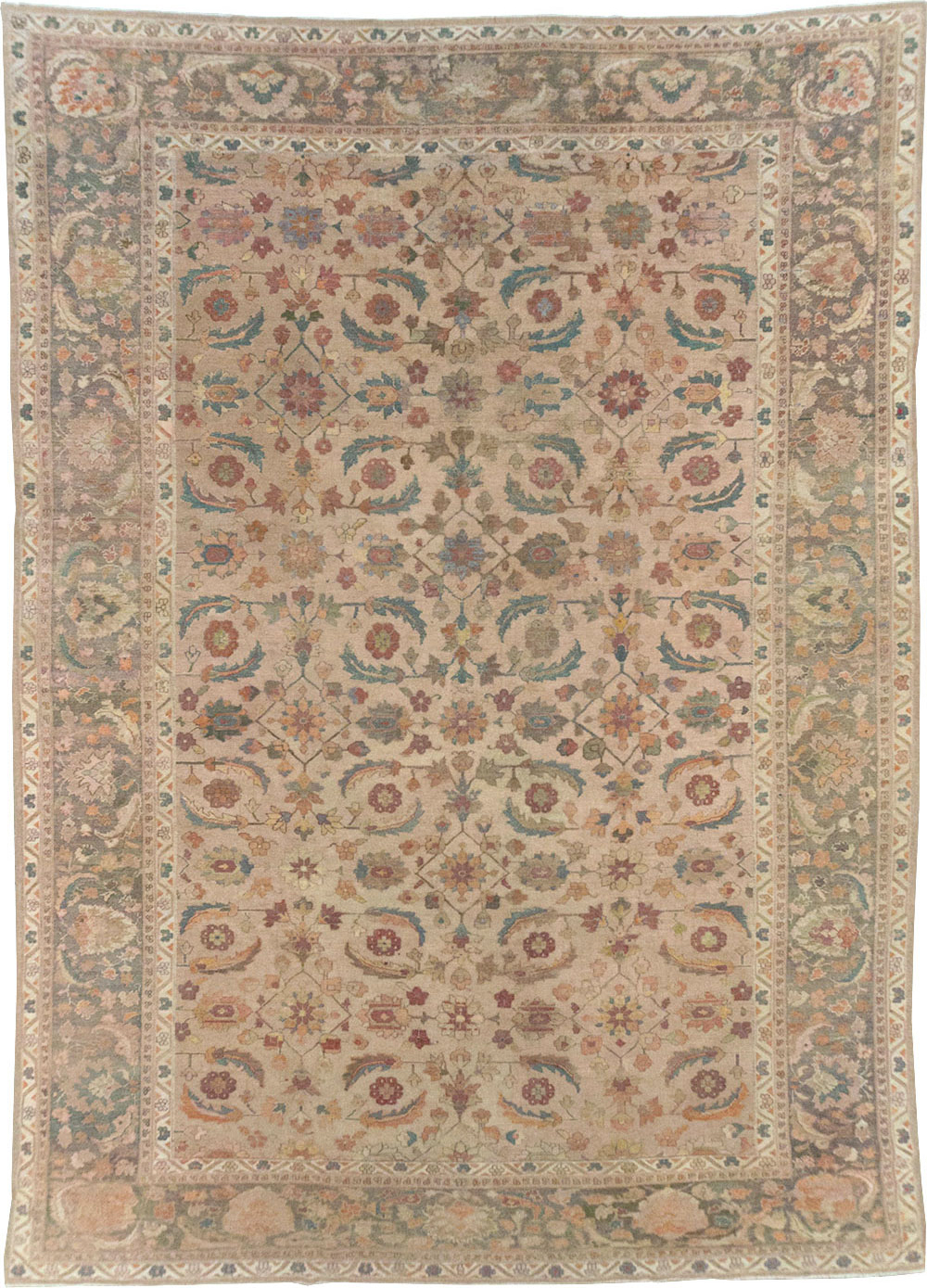 Antique Indian Lahore Large Carpet, No.24155 - Gsblank