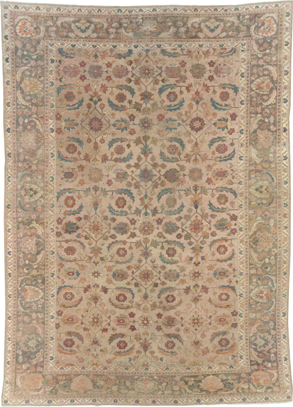 Antique Indian Lahore Large Carpet, No.24155 - Gsblank