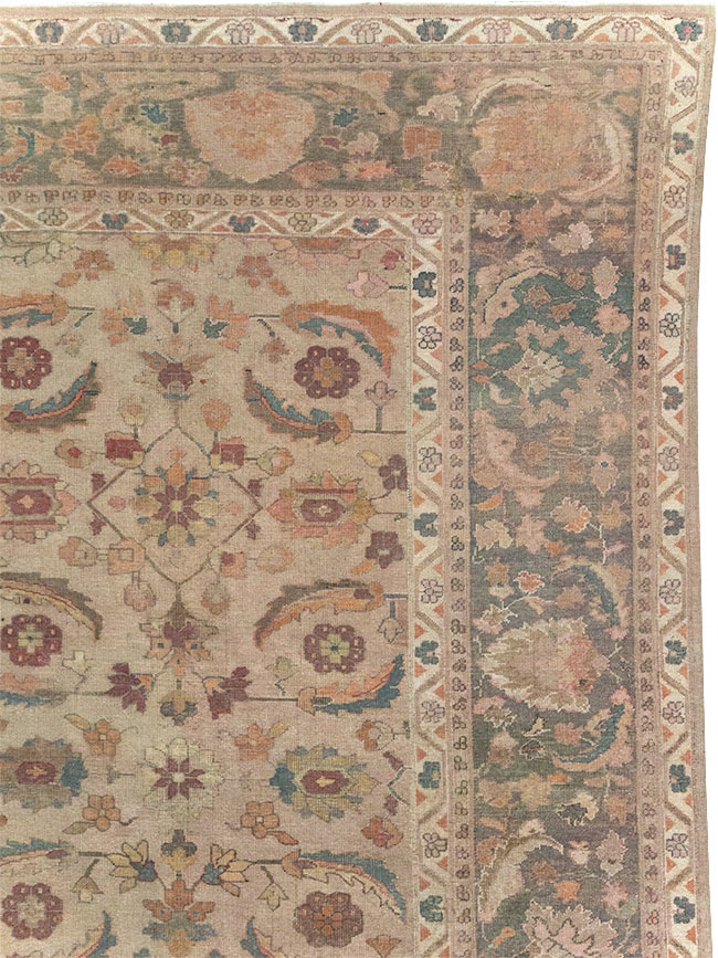 Antique Indian Lahore Large Carpet, No.24155 - Gsblank