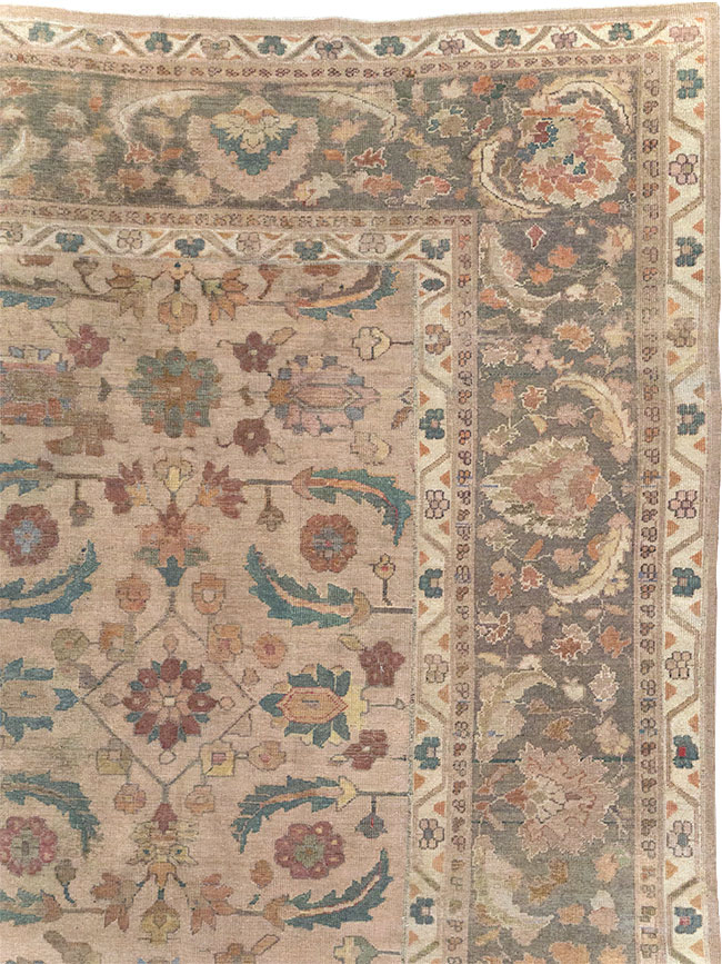 Antique Indian Lahore Large Carpet, No.24155 - Gsblank