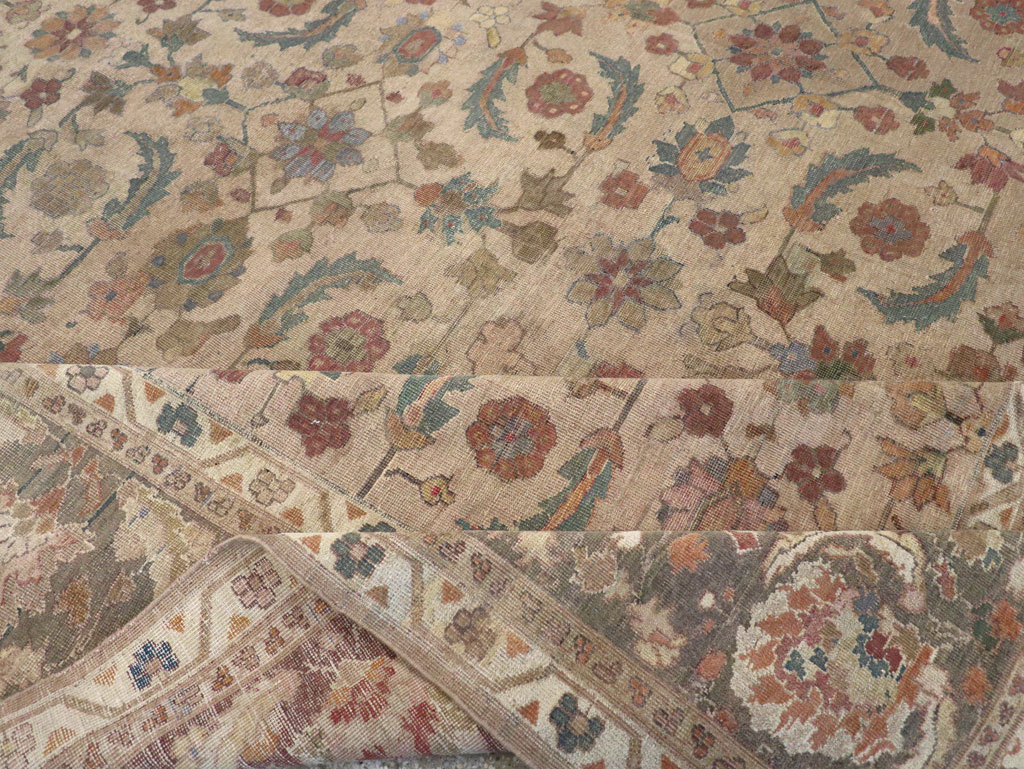 Antique Indian Lahore Large Carpet, No.24155 - Gsblank