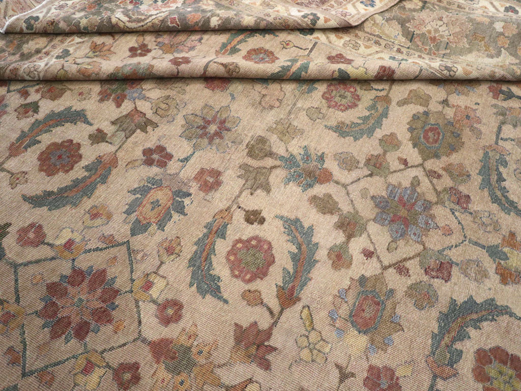 Antique Indian Lahore Large Carpet, No.24155 - Gsblank