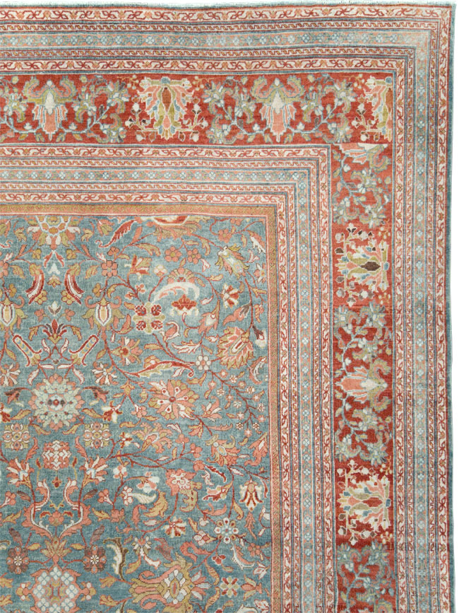 Antique Persian Mahal Oversize Carpet, No.24166 - Gsblank