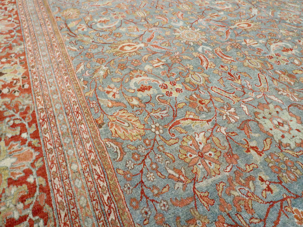 Antique Persian Mahal Oversize Carpet, No.24166 - Gsblank