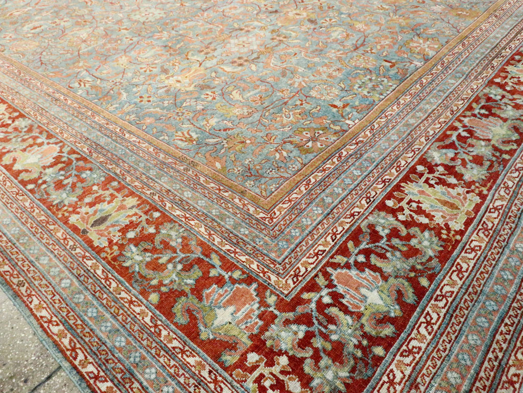 Antique Persian Mahal Oversize Carpet, No.24166 - Gsblank