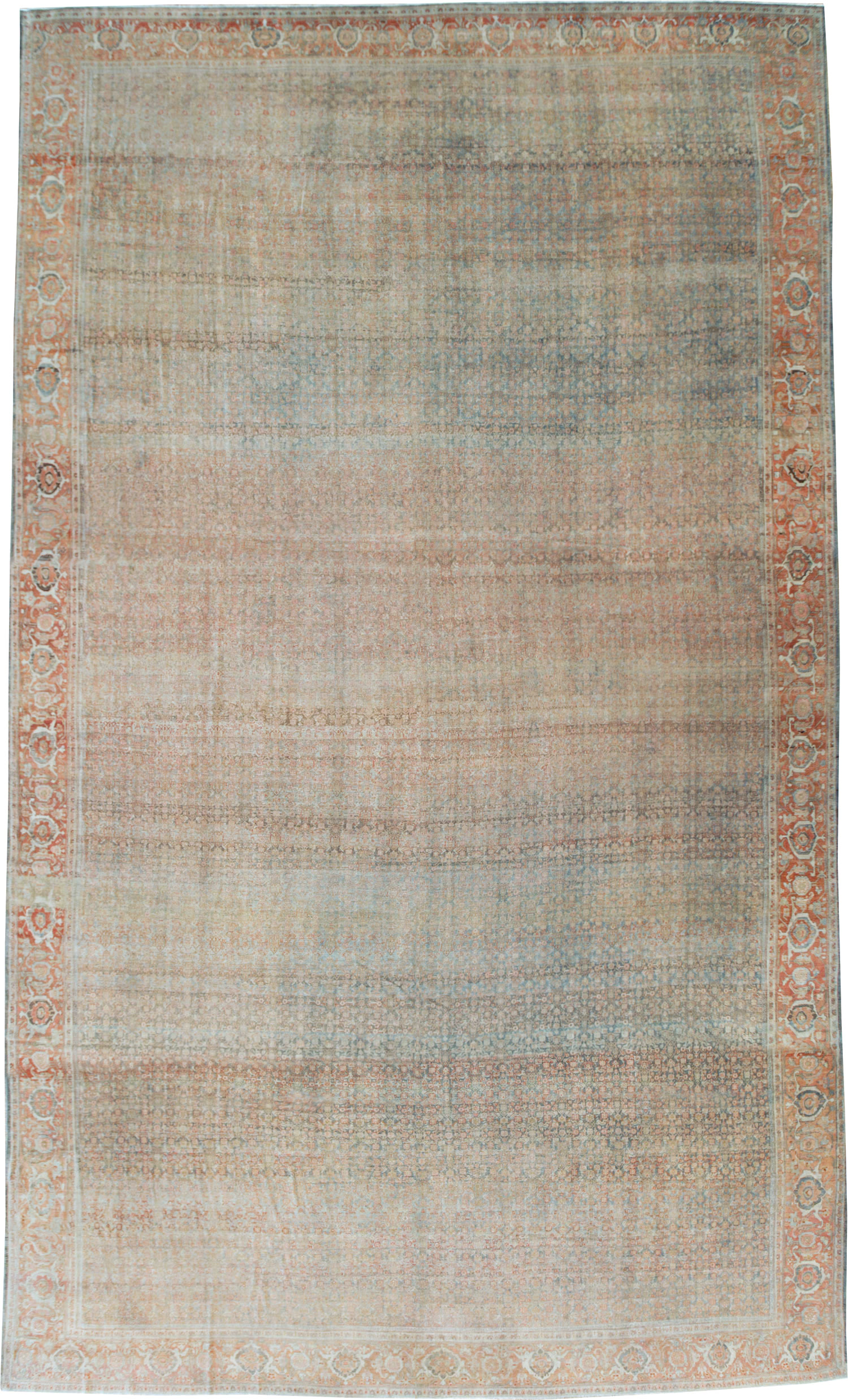 Antique Persian Senneh Malayer Oversize Carpet, No.24173 - Gsblank