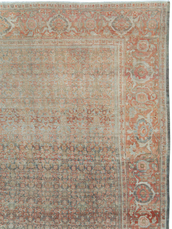 Antique Persian Senneh Malayer Oversize Carpet, No.24173 - Gsblank