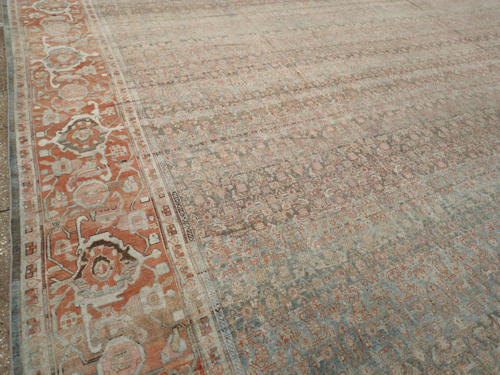 Antique Persian Senneh Malayer Oversize Carpet, No.24173 - Gsblank