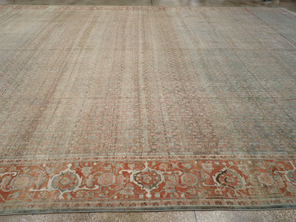 Antique Persian Senneh Malayer Oversize Carpet, No.24173 - Gsblank