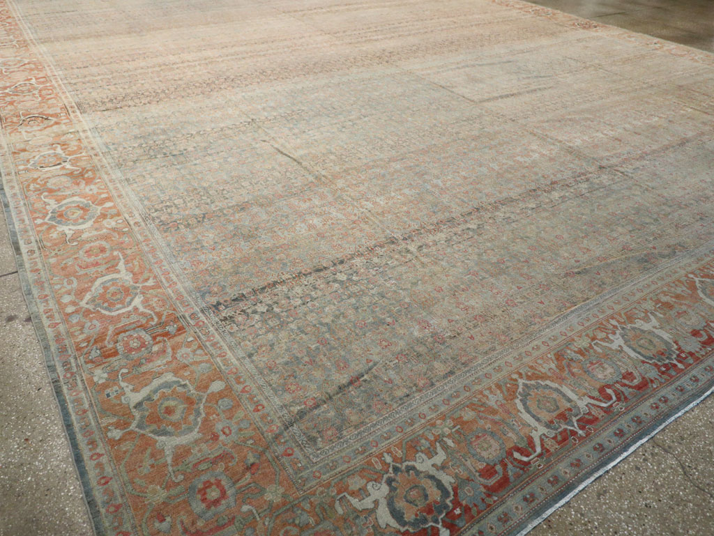 Antique Persian Senneh Malayer Oversize Carpet, No.24173 - Gsblank