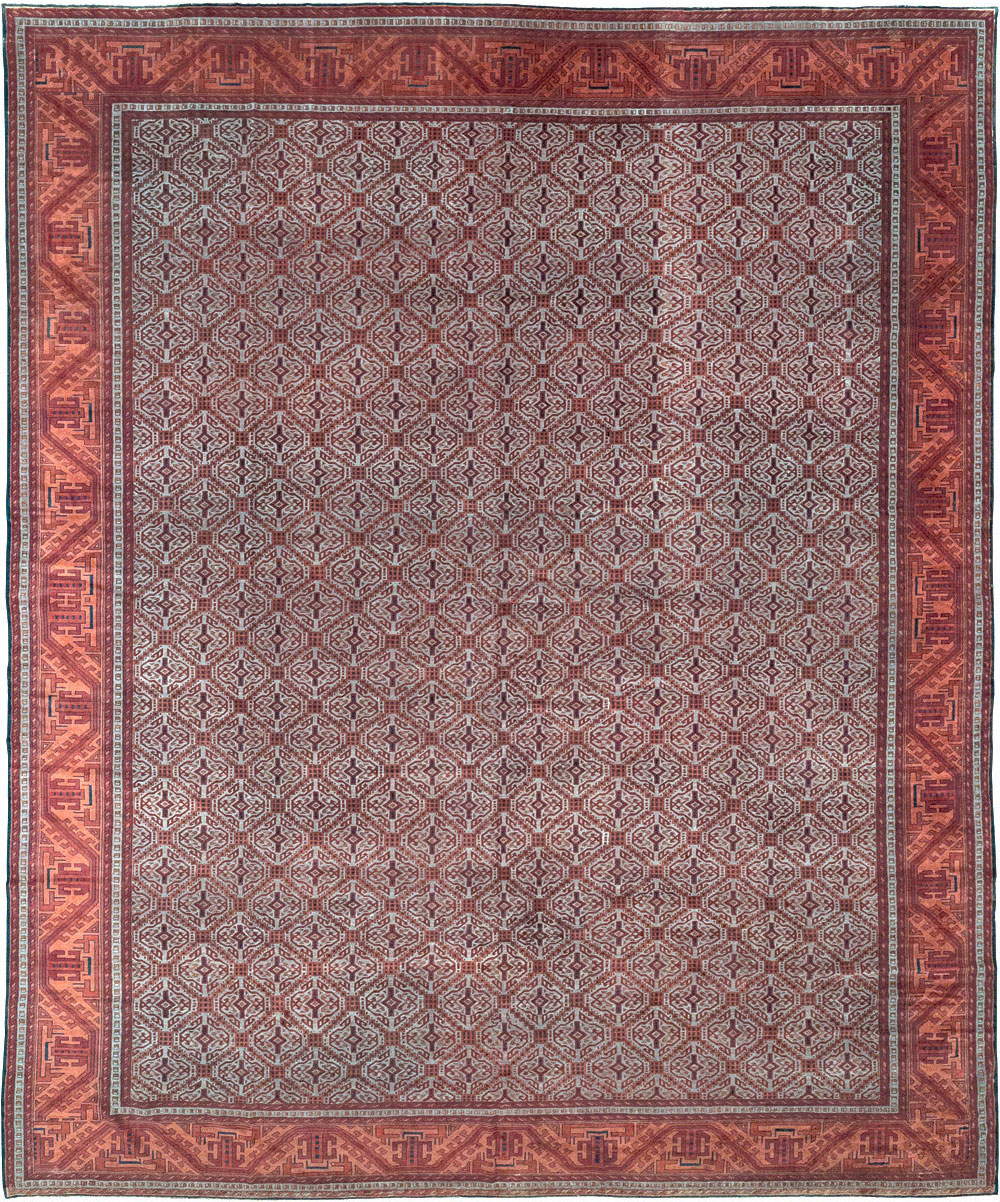 Antique Indian Lahore Oversize Carpet, No.24177 - Gsblank