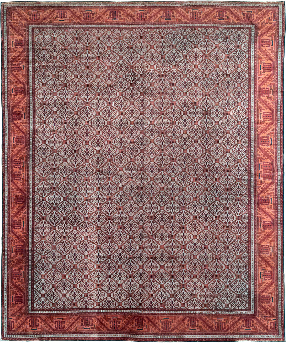 Antique Indian Lahore Oversize Carpet, No.24177 - Gsblank