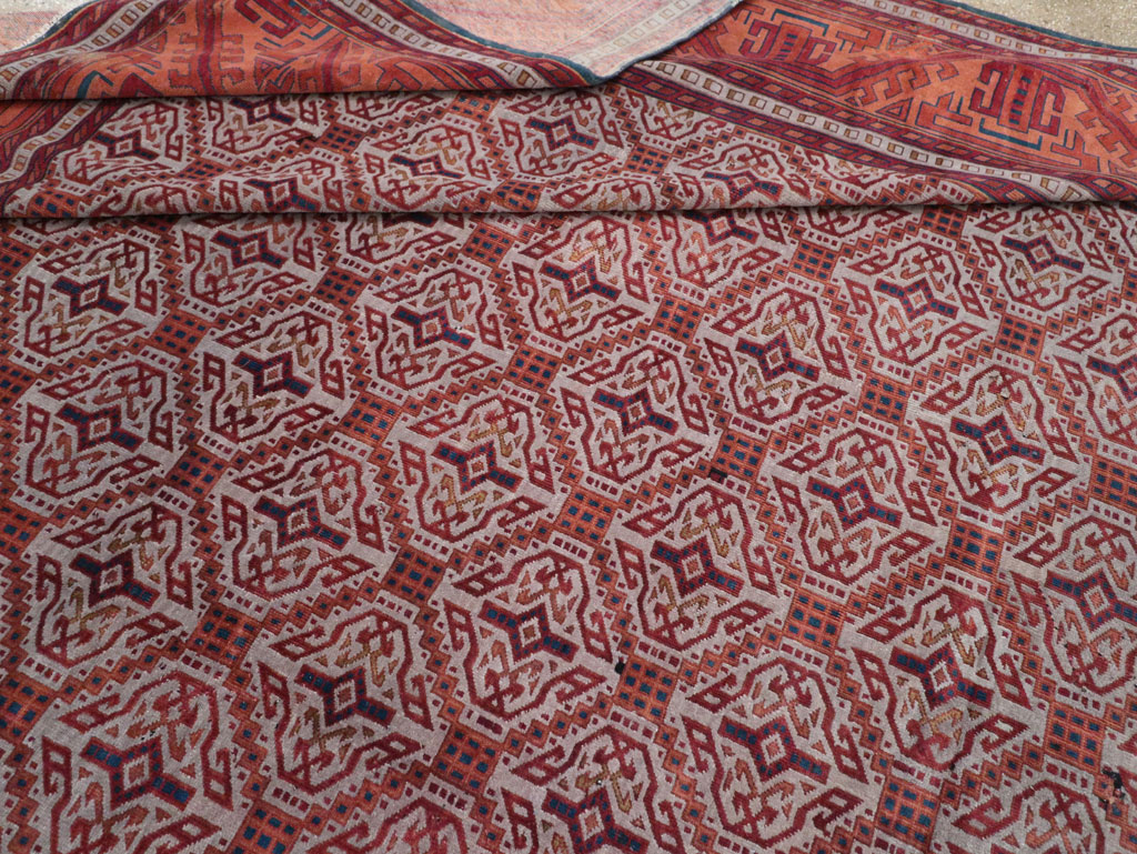 Antique Indian Lahore Oversize Carpet, No.24177 - Gsblank