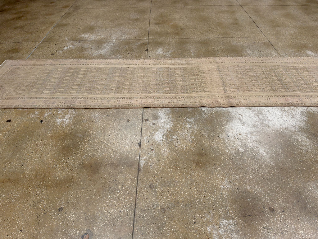 Vintage Persian Tabriz Long Runner, No.24187 - Gsblank