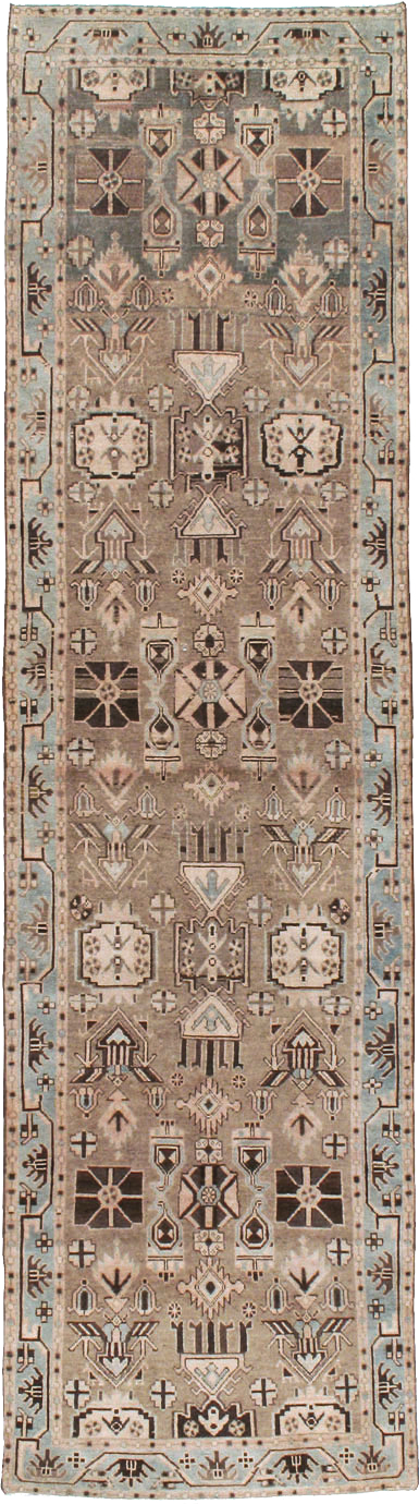 Vintage Persian Malayer Runner, No.24188 - Gsblank