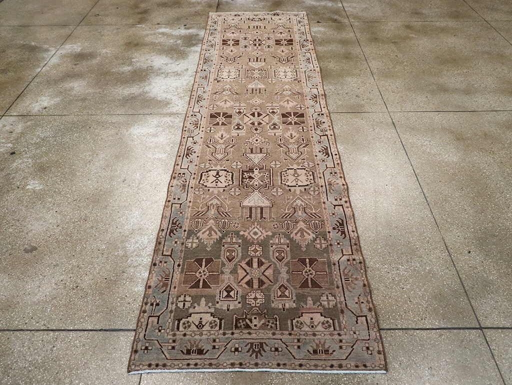 Vintage Persian Malayer Runner, No.24188 - Gsblank