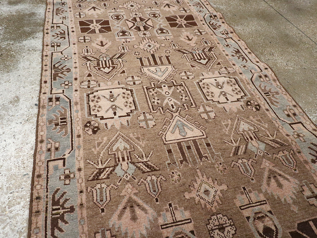 Vintage Persian Malayer Runner, No.24188 - Gsblank