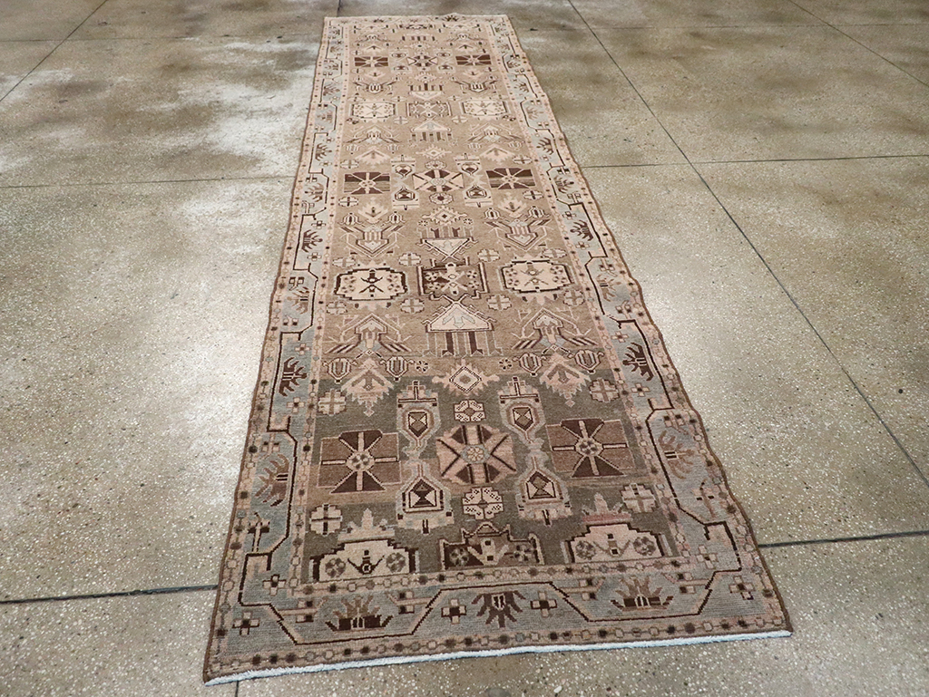 Vintage Persian Malayer Runner, No.24188 - Gsblank