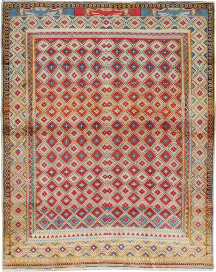 Vintage Persian Kashan Rug, No.24191 - Gsblank