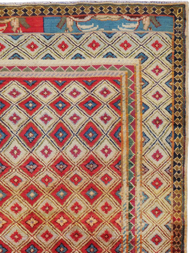 Vintage Persian Kashan Rug, No.24191 - Gsblank