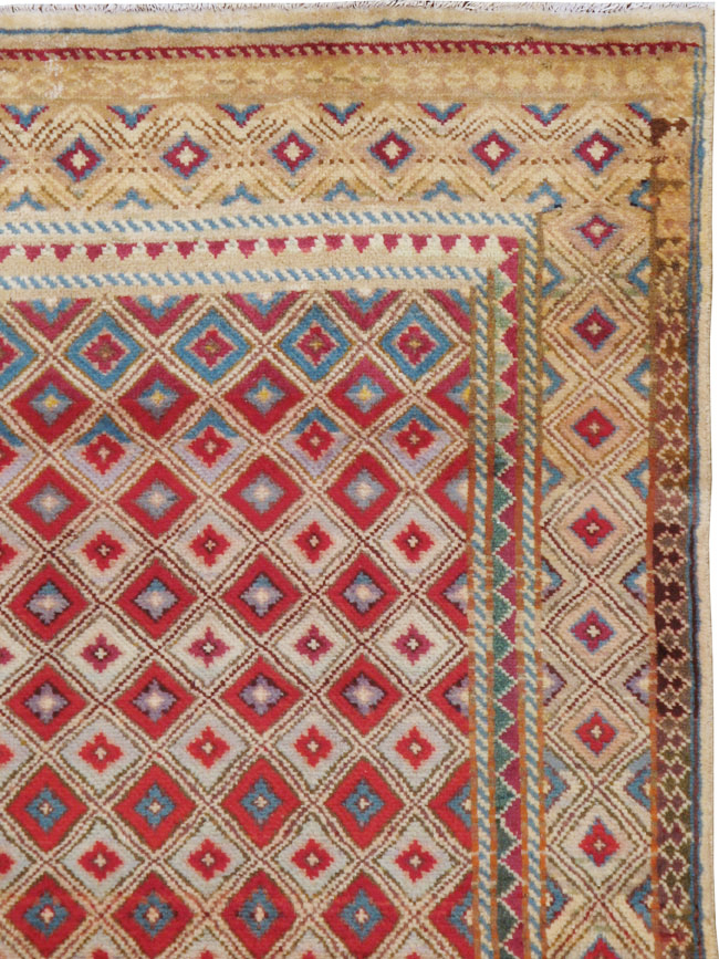 Vintage Persian Kashan Rug, No.24191 - Gsblank