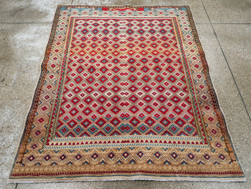 Vintage Persian Kashan Rug, No.24191 - Gsblank