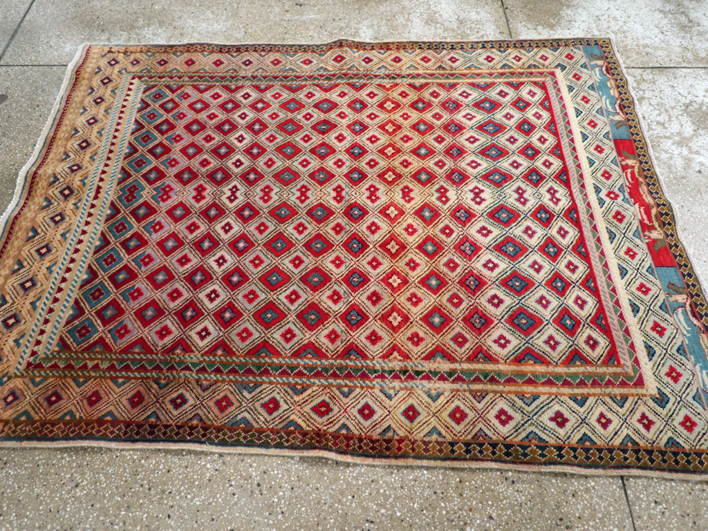 Vintage Persian Kashan Rug, No.24191 - Gsblank