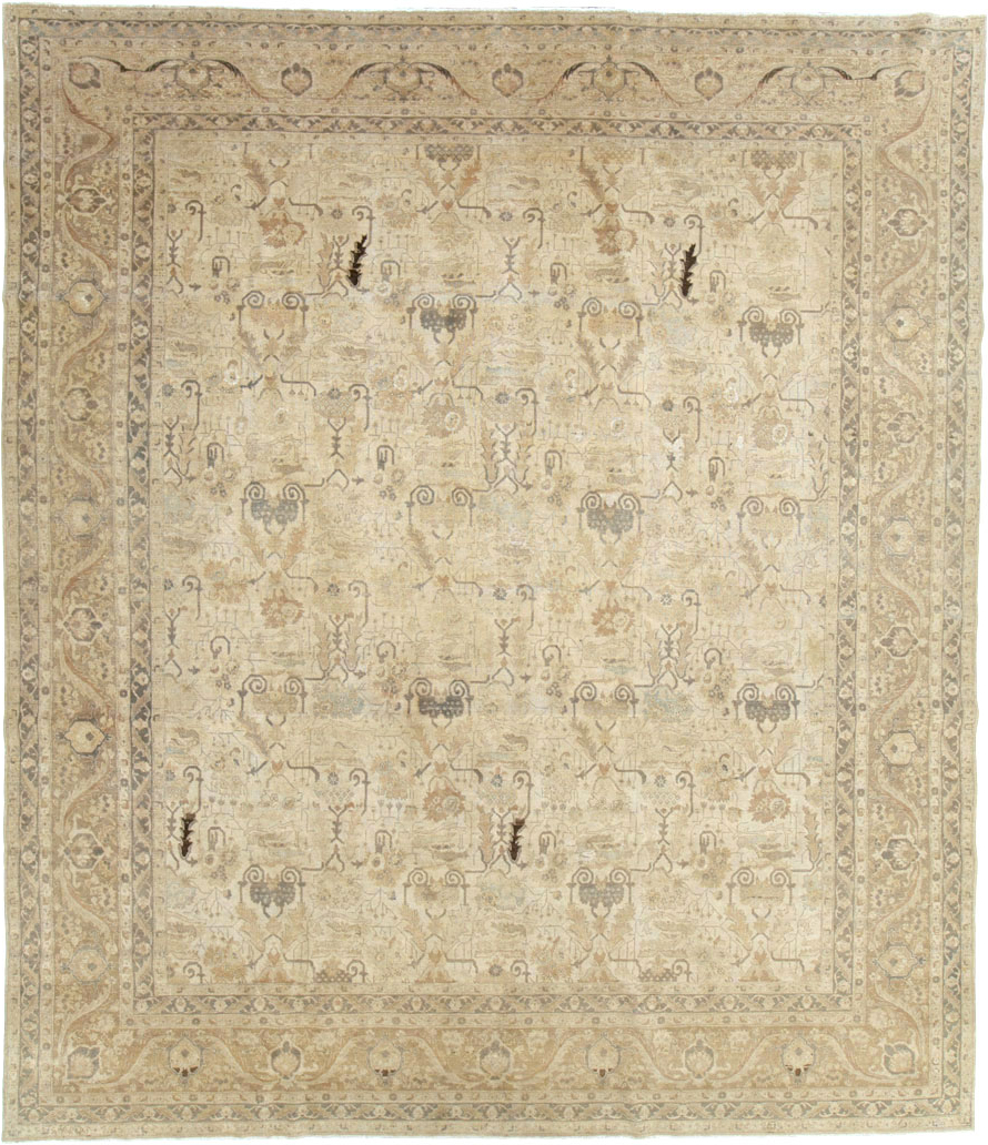 Antique Persian Tabriz Carpet, No.24192 - Gsblank