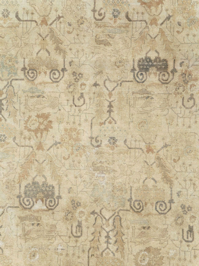 Antique Persian Tabriz Carpet, No.24192 - Gsblank