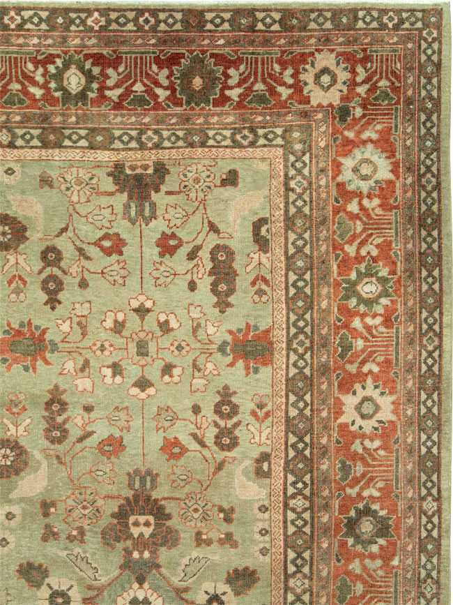 Antique Persian Mahal Oversize Carpet, No.24196 - Gsblank