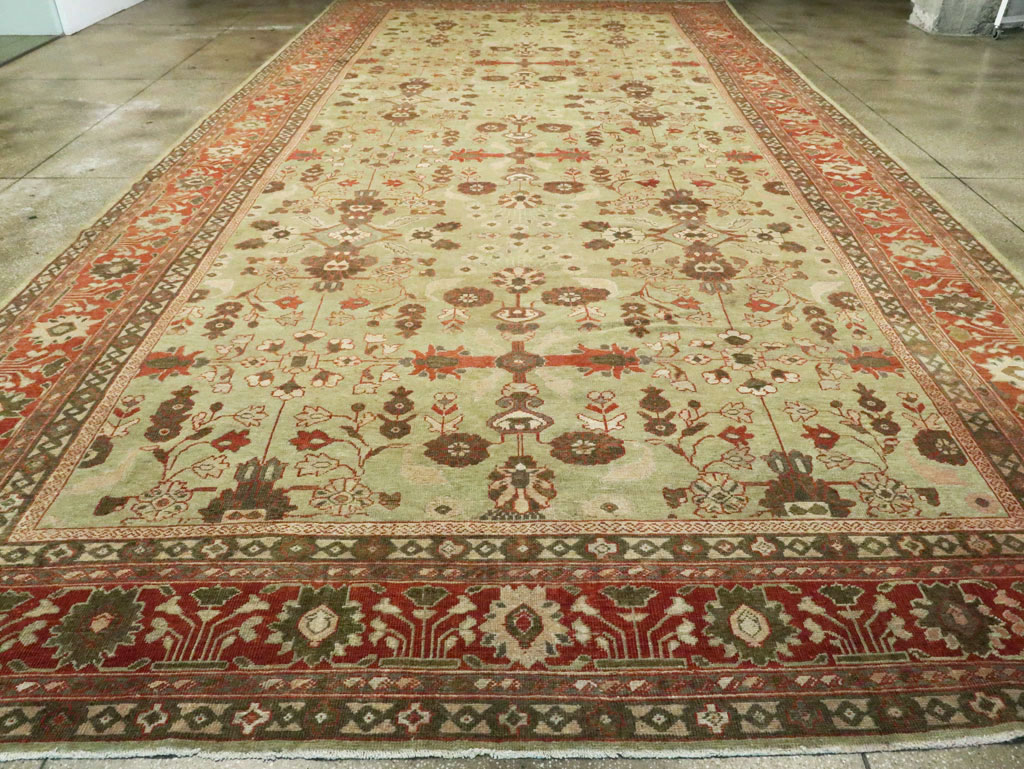 Antique Persian Mahal Oversize Carpet, No.24196 - Gsblank