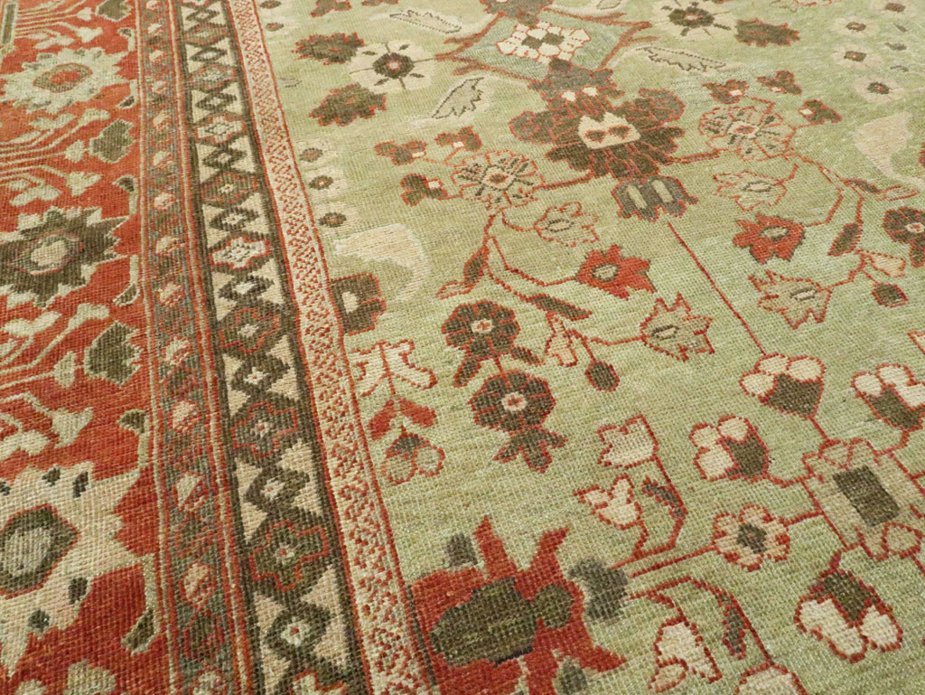 Antique Persian Mahal Oversize Carpet, No.24196 - Gsblank