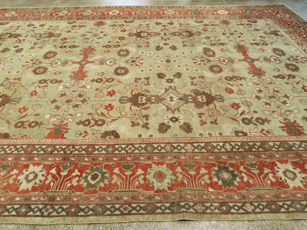 Antique Persian Mahal Oversize Carpet, No.24196 - Gsblank