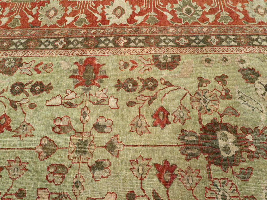 Antique Persian Mahal Oversize Carpet, No.24196 - Gsblank