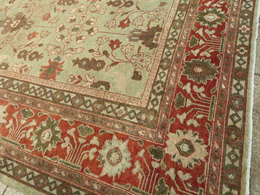 Antique Persian Mahal Oversize Carpet, No.24196 - Gsblank