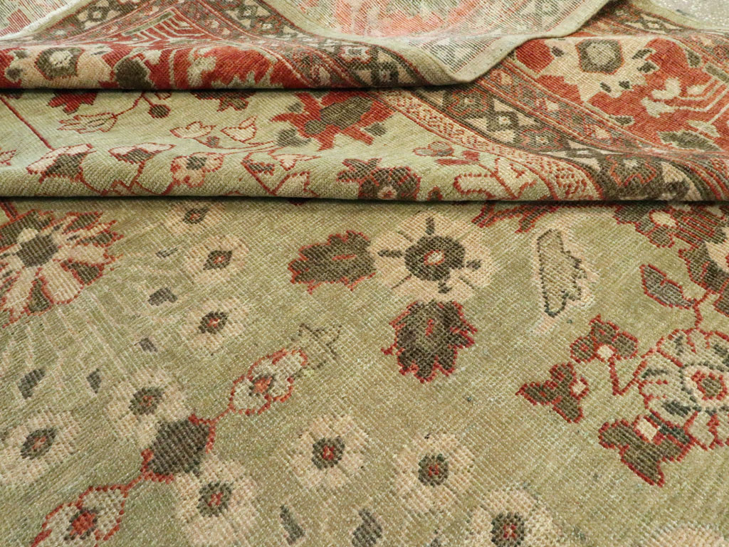 Antique Persian Mahal Oversize Carpet, No.24196 - Gsblank