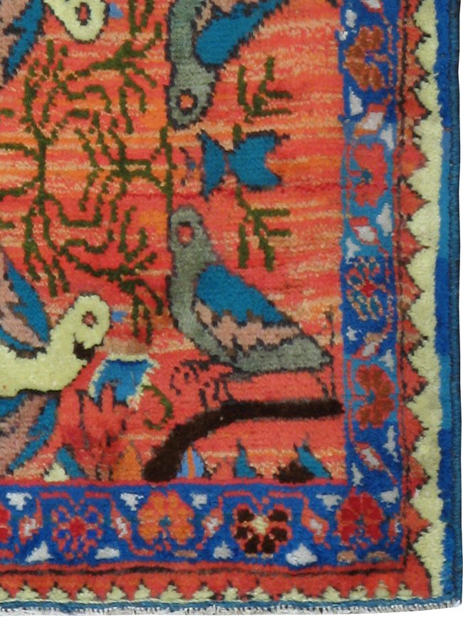 Vintage Persian Tabriz Pictorial Rug (Pair: 1 of 2), No.24198 - Gsblank