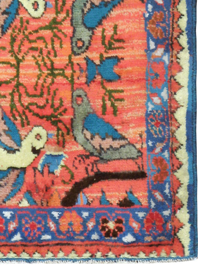 Vintage Persian Tabriz Pictorial Rug (Pair: 1 of 2), No.24198 - Gsblank
