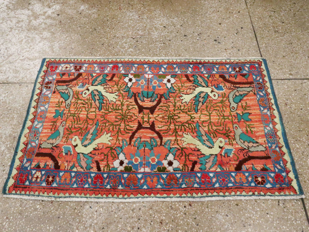 Vintage Persian Tabriz Pictorial Rug (Pair: 1 of 2), No.24198 - Gsblank