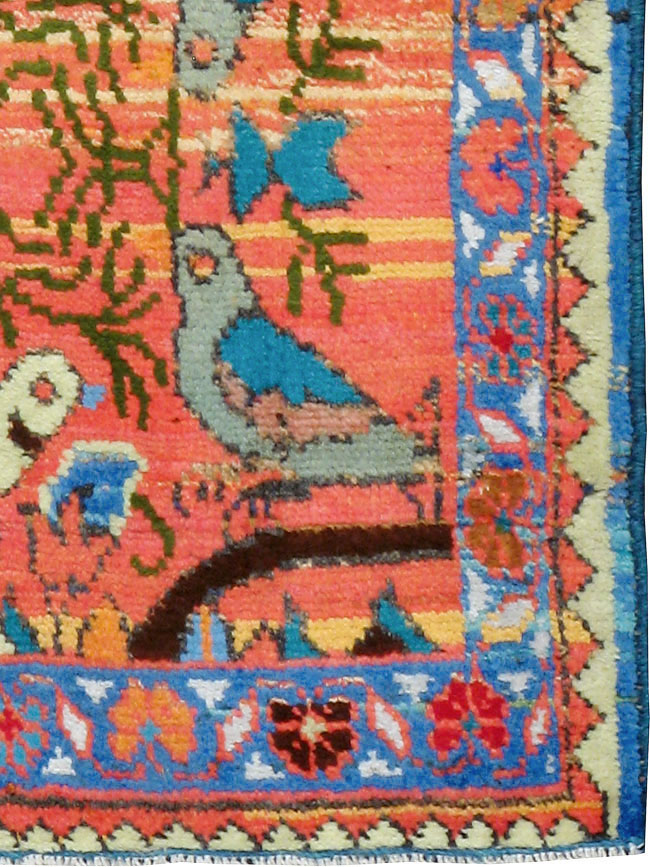 Vintage Persian Tabriz Pictorial Rug (Pair: 2 of 2), No.24199 - Gsblank