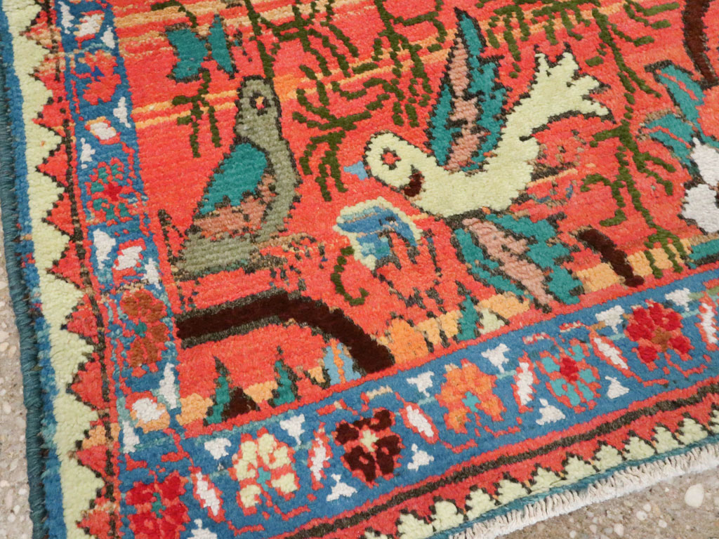 Vintage Persian Tabriz Pictorial Rug (Pair: 2 of 2), No.24199 - Gsblank