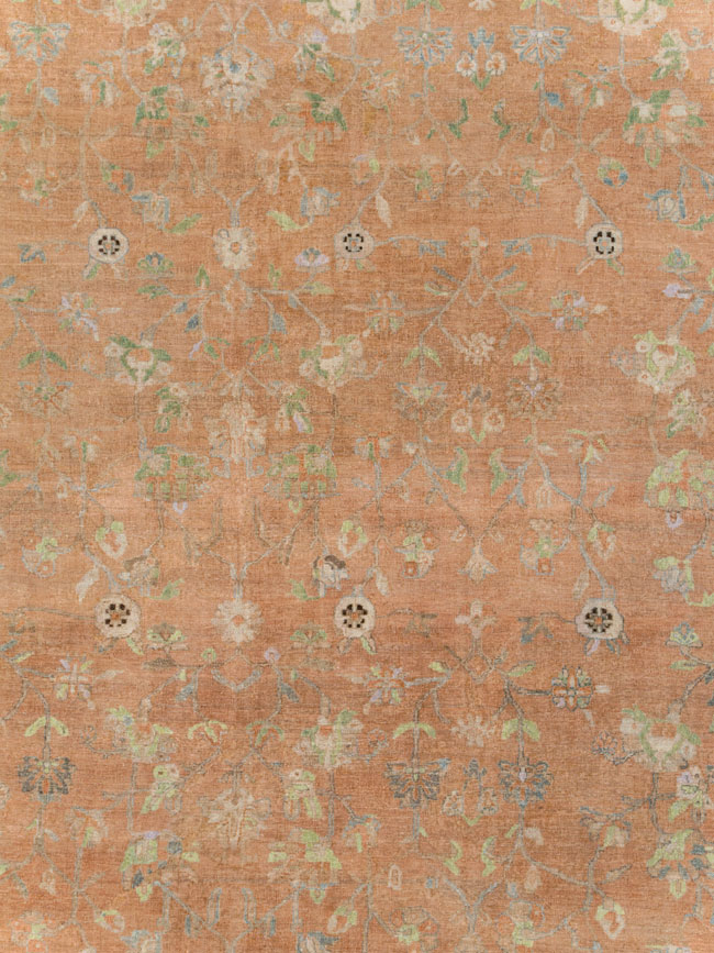 Vintage Persian Sarouk Carpet, No.24211 - Gsblank